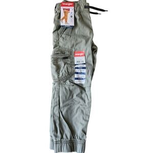 Wrangler Five Star Boys Gamer Cargo Jogger Pants Olive Green Size 5 Regular NWT